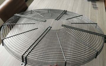 風(fēng)機防護(hù)網(wǎng)罩的打圈工藝